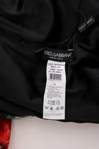 Dolce & Gabbana Multicolor Floral Print Stretch Sheath Long Dress - Zeiniez