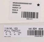 MARGHI LO' Blue 100% Lana Wool Blouse Top - Zeiniez