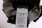 Dolce & Gabbana Gray Silk Black Lace Hair Claw - Zeiniez