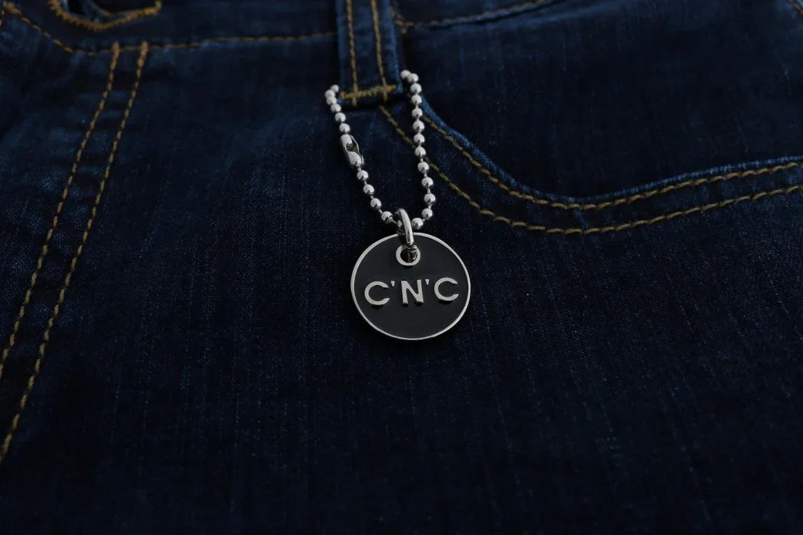 Costume National Blue Cotton Bootcut Flared Jeans - Zeiniez