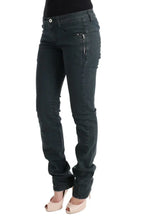 Costume National Gray Cotton Superslim Denim Jeans - Zeiniez