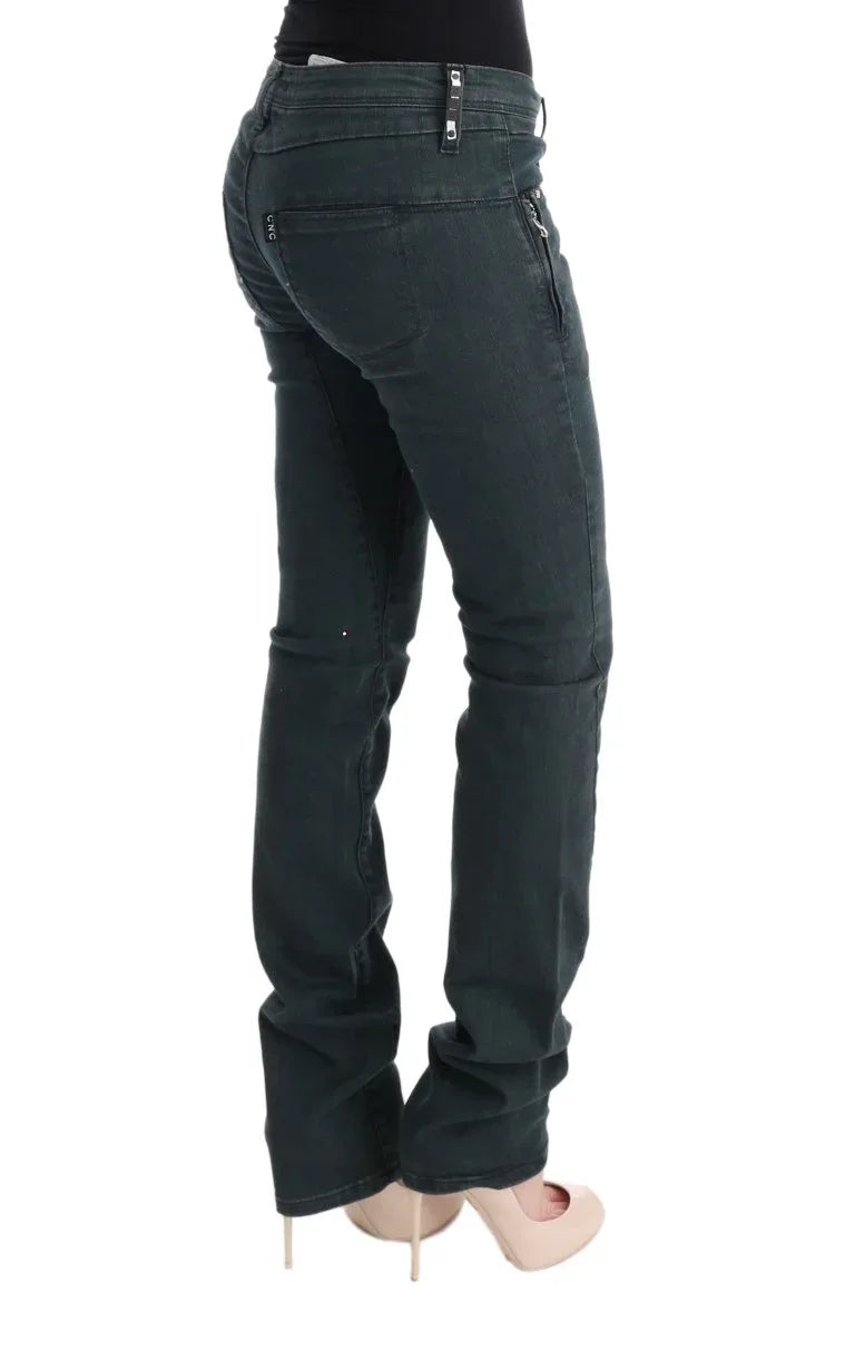 Costume National Gray Cotton Superslim Denim Jeans - Zeiniez