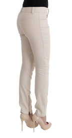 Ermanno Scervino White Slim Fit Casual Jeans - Zeiniez