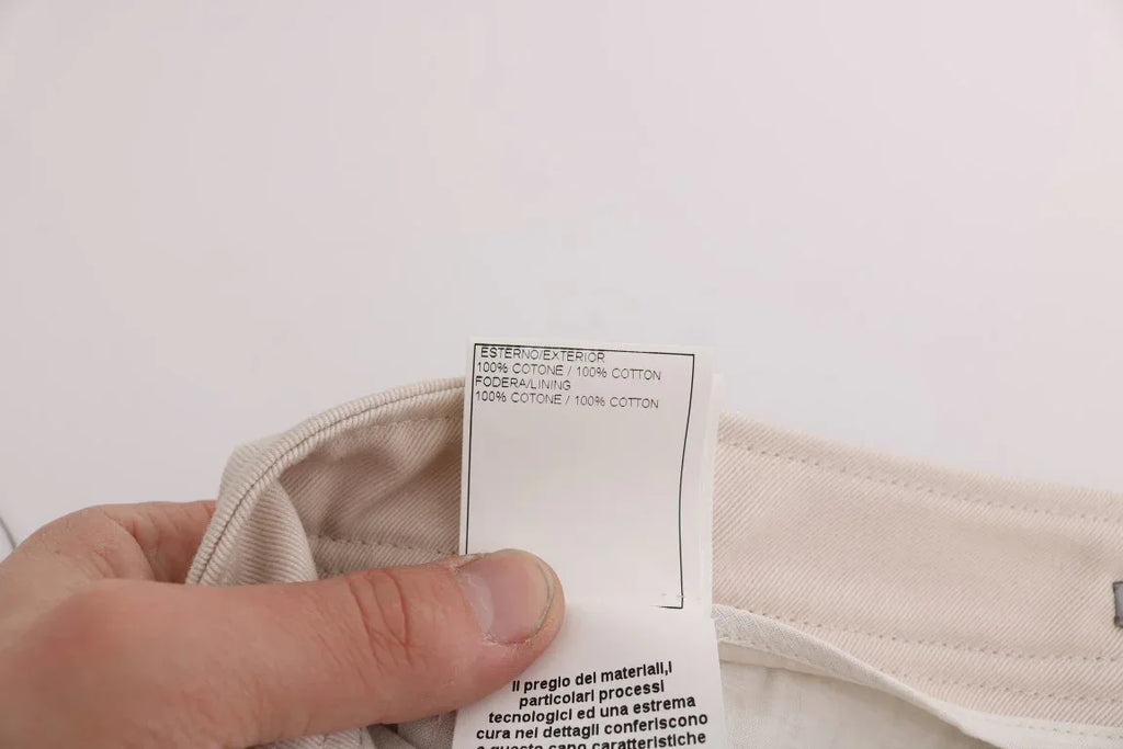 Ermanno Scervino White Slim Fit Casual Jeans - Zeiniez