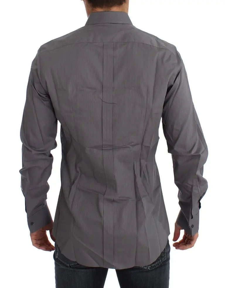 Dolce & Gabbana Purple Torero GOLD Slim Fit Dress Shirt Dolce & Gabbana