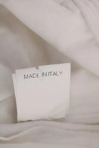 Ermanno Scervino White Cotton Slim Fit Casual Pants - Zeiniez