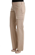 Ermanno Scervino Beige Cotton Wool Regular Fit Pants - Zeiniez