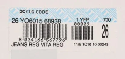 Acht Black Denim Cotton Bottoms Slim Fit Jeans - Zeiniez