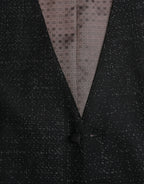 Dolce & Gabbana Black Brown Silk Waistcoat Dress Formal Vest - Zeiniez