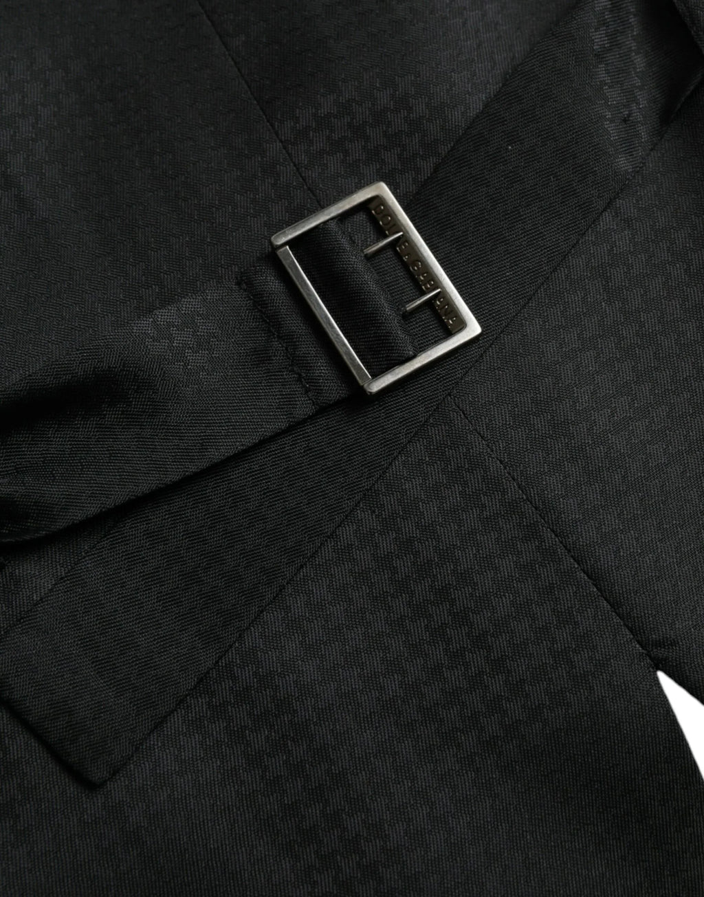 Dolce & Gabbana Black Wool Waistcoat Dress Formal Vest - Zeiniez