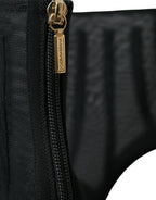 Dolce & Gabbana Black Mesh Stiletto Heels Ankle Boots Shoes - Zeiniez