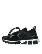 Dolce & Gabbana Black Mesh Sorrento Trekking Sneakers Shoes - Zeiniez