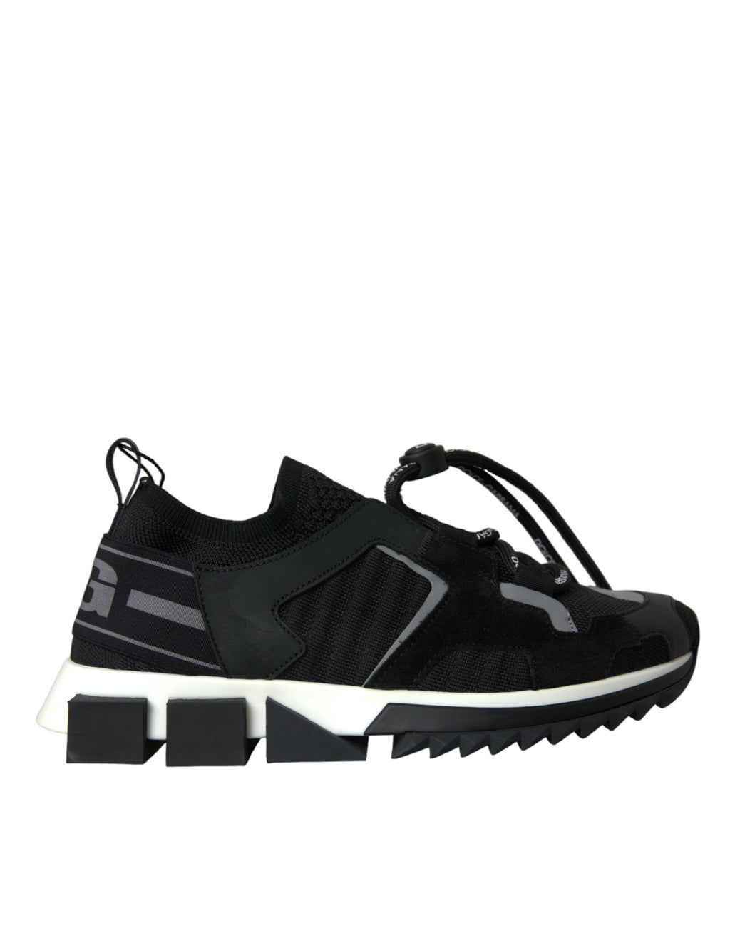 Dolce & Gabbana Black Mesh Sorrento Trekking Sneakers Shoes - Zeiniez