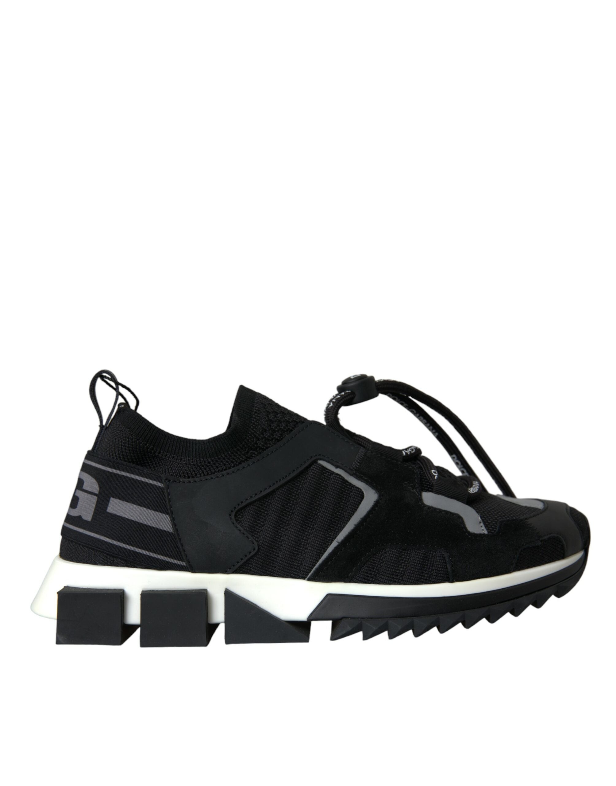 Dolce & Gabbana Black Mesh Sorrento Trekking Sneakers Shoes - Zeiniez