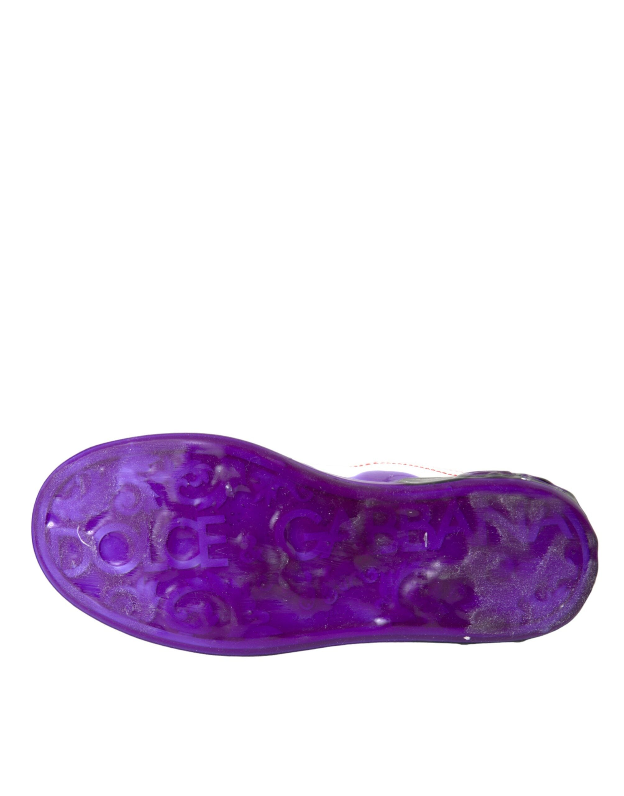 Dolce & Gabbana White Leather Portofino Low Top Sneakers Shoes - Zeiniez