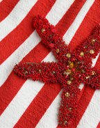 Dolce & Gabbana Red White Floral Sleeveless Sheath Midi Dress - Zeiniez