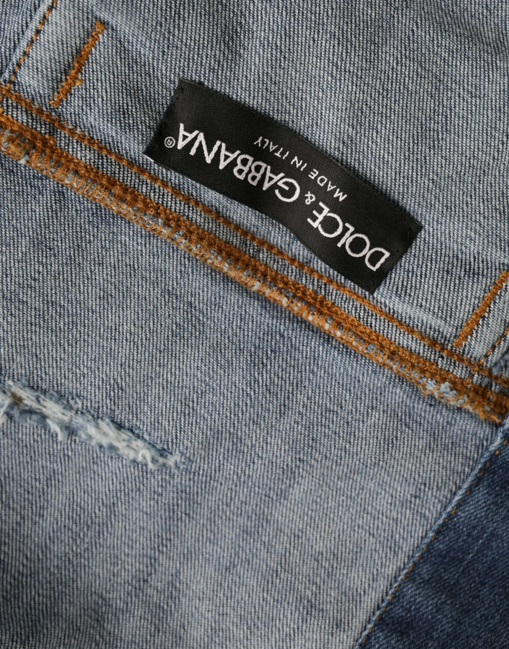 Dolce & Gabbana Green Cotton Tie Dye Cropped Cropped Denim Jacket - Zeiniez