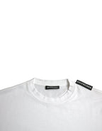 Balenciaga Off White Cotton Jersey Round Neck T-shirt - Zeiniez