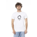 Trussardi Beachwear White Cotton T-Shirt - Zeiniez