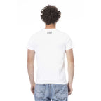 Cavalli Class White Cotton Men T-Shirt - Zeiniez