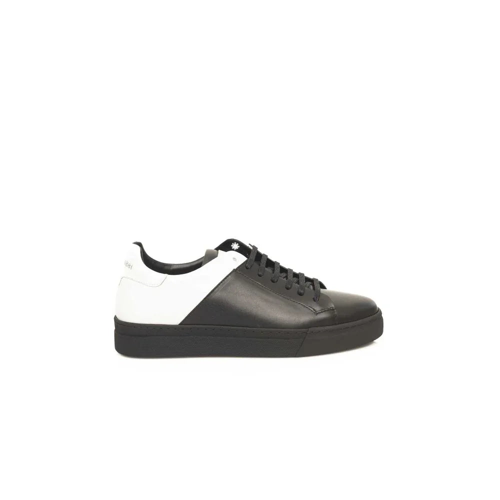 Cerruti 1881 Black Cowhide Men Sneaker - Zeiniez