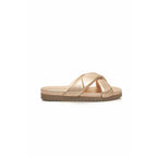 Cerruti 1881 Beige Lambskin Women Sandal - Zeiniez