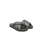 Cerruti 1881 Gray Lambskin Women Sandal - Zeiniez