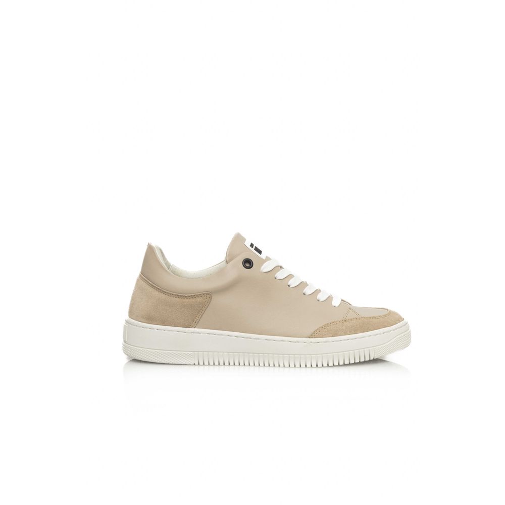 Cerruti 1881 Beige Cowhide Women Platform Sneaker - Zeiniez