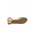 Cerruti 1881 Beige Lambskin Women Sandal - Zeiniez