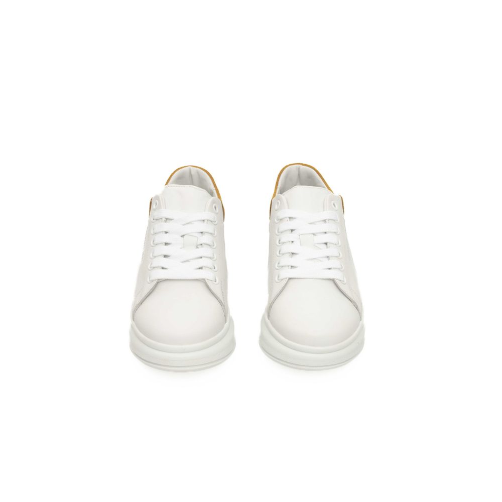Cerruti 1881 White Leather Women Sneaker - Zeiniez