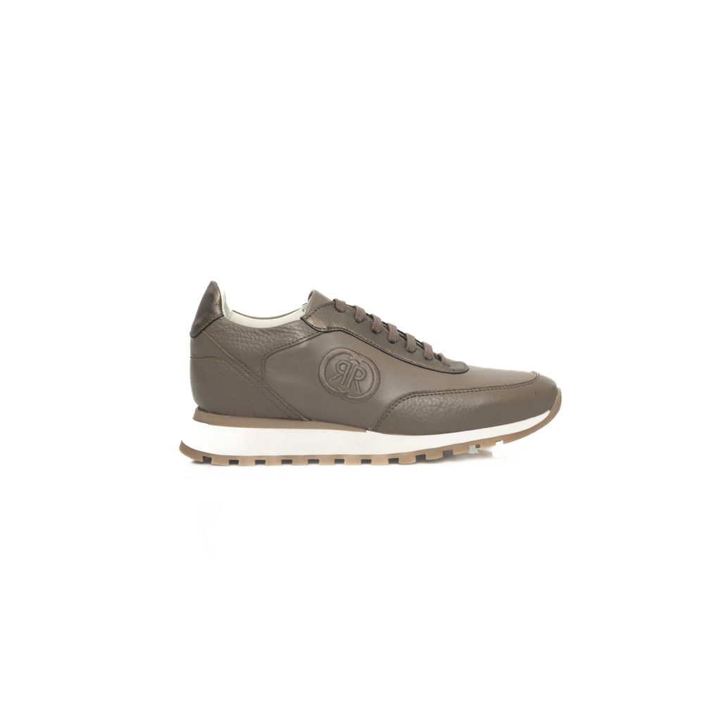Cerruti 1881 Beige Cowhide Women Sneaker - Zeiniez