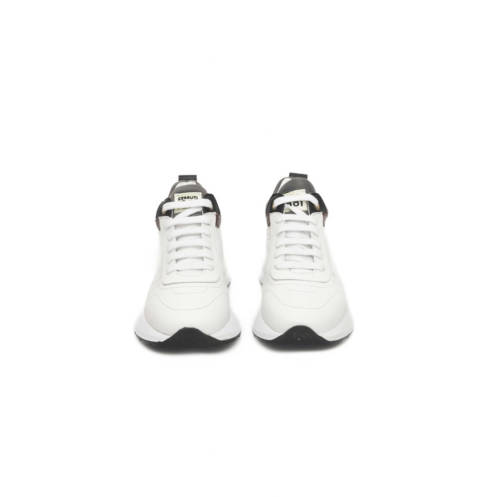 Cerruti 1881 White Cowhide Sneaker - Zeiniez