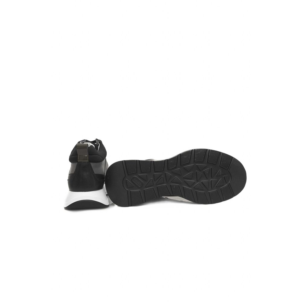 Cerruti 1881 Black Leather Women Sneaker - Zeiniez