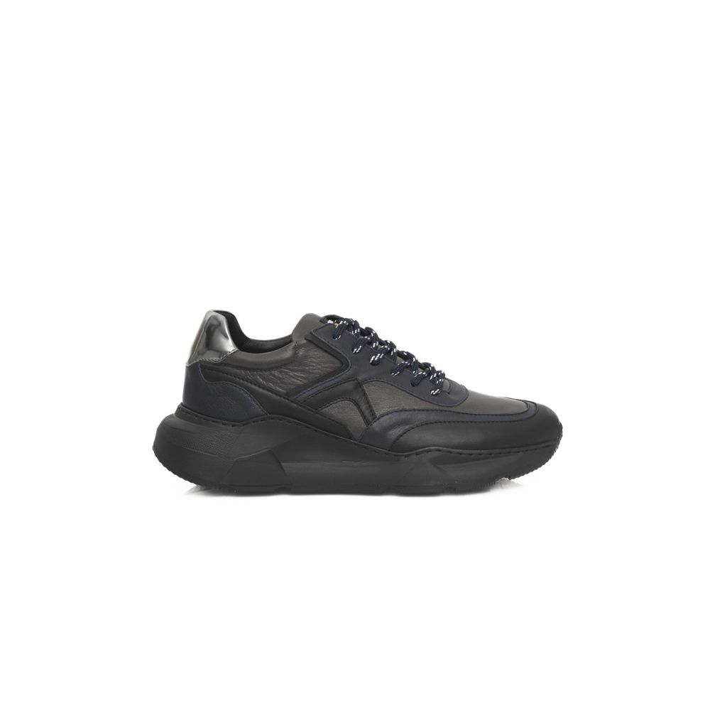 Cerruti 1881 Blue Cowhide Men Sneaker - Zeiniez