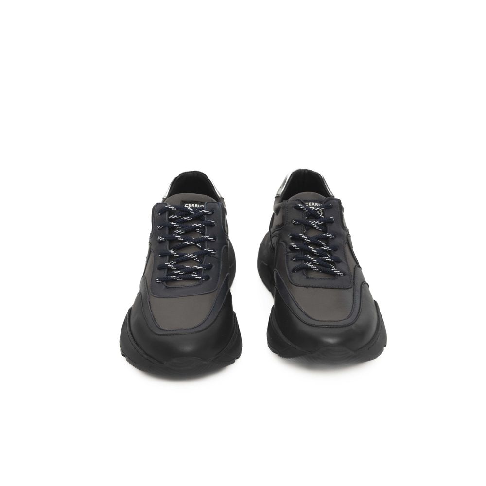 Cerruti 1881 Blue Cowhide Men Sneaker - Zeiniez