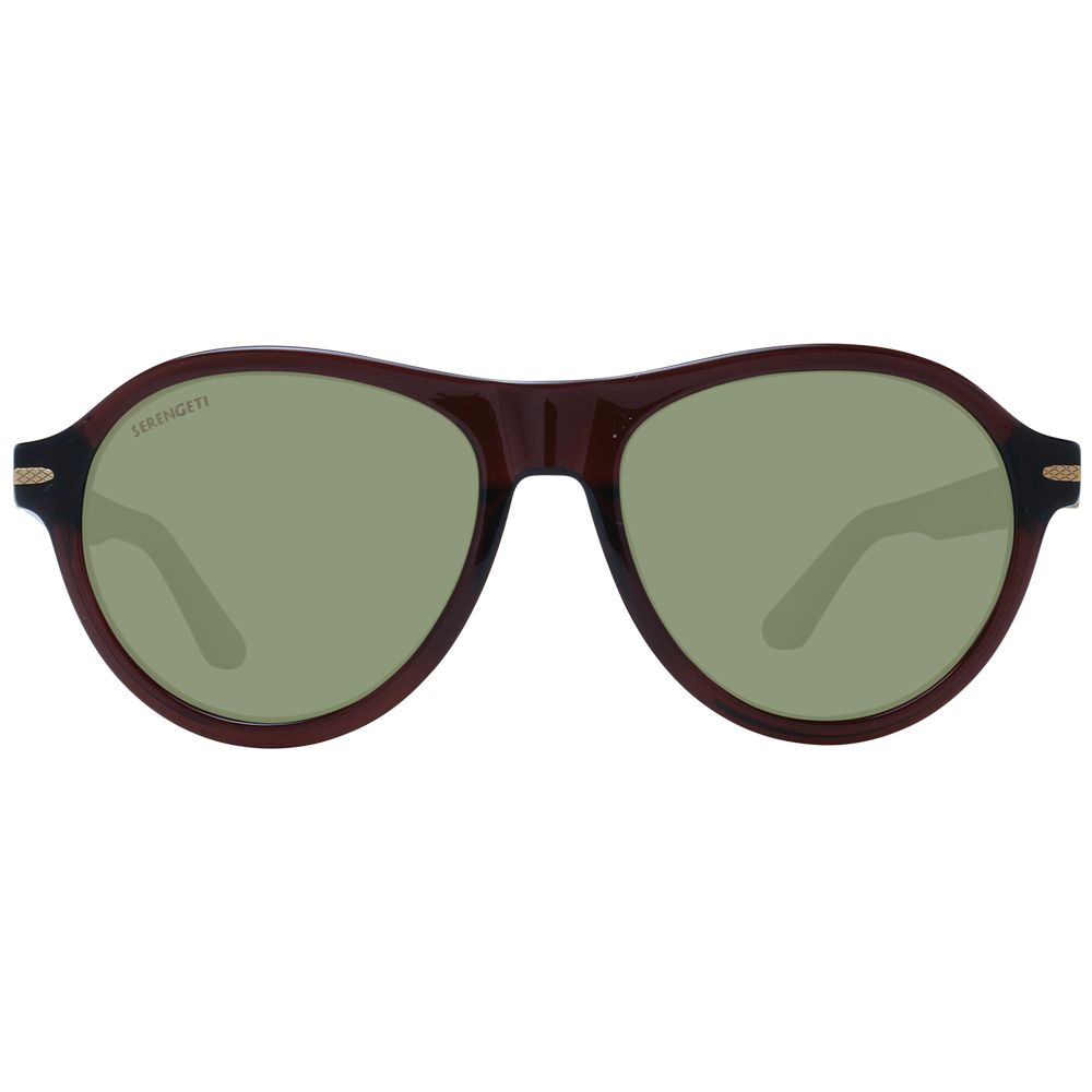 Serengeti Brown Acetate Sunglasses - Zeiniez