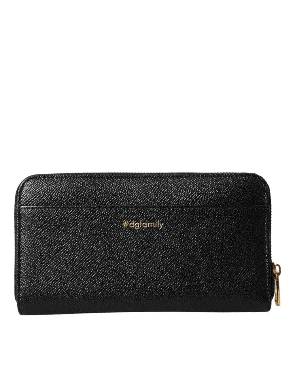 Dolce & Gabbana Black Blue Leather #DGFAMILY Zipper Continental Men Wallet - Zeiniez