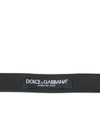 Dolce & Gabbana Red Leather Silver Metal Buckle Belt Men - Zeiniez