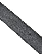 Dolce & Gabbana Gold Jacquard Stripes Silver Metal Buckle Belt - Zeiniez