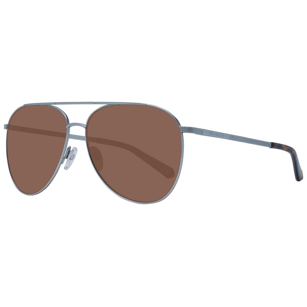 Ted Baker Silver Stainless Steel Sunglasses - Zeiniez