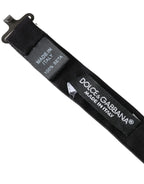 Dolce & Gabbana Dark Gray Silk Adjustable Neck Men Bow Tie - Zeiniez