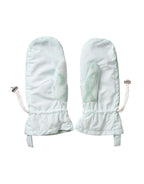 Dolce & Gabbana White Nylon Fleece Wrist Length Mitten Gloves - Zeiniez