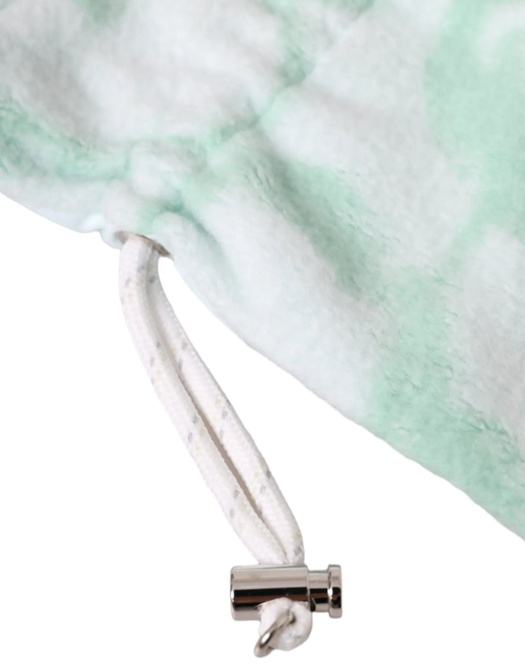 Dolce & Gabbana White Nylon Fleece Wrist Length Mitten Gloves - Zeiniez