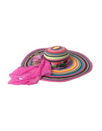 Dolce & Gabbana Multicolor Fantasy Wide Brim Floppy Hat - Zeiniez