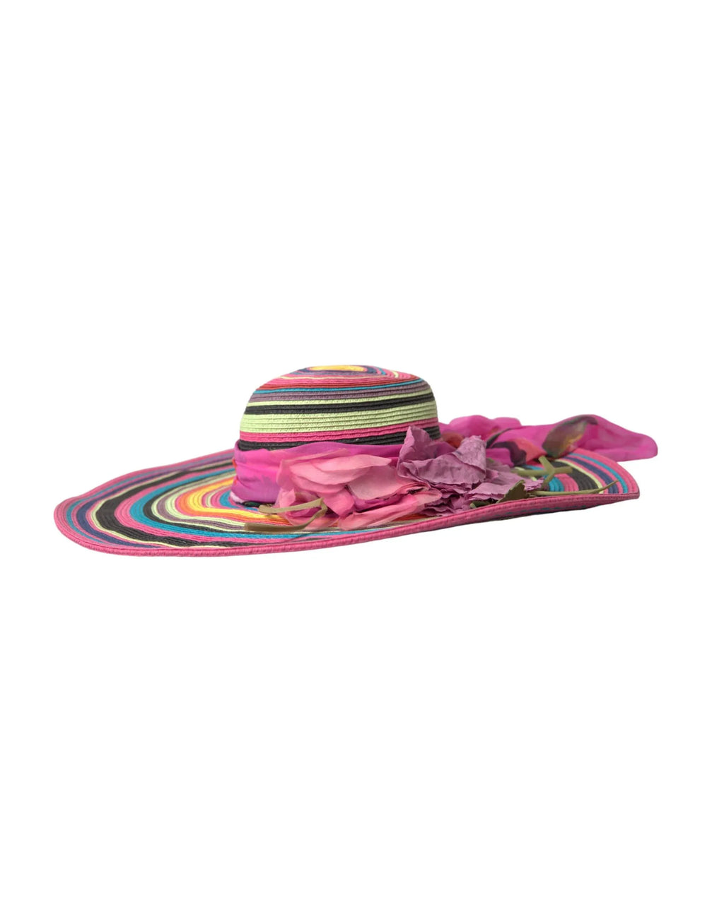 Dolce & Gabbana Multicolor Fantasy Wide Brim Floppy Hat - Zeiniez