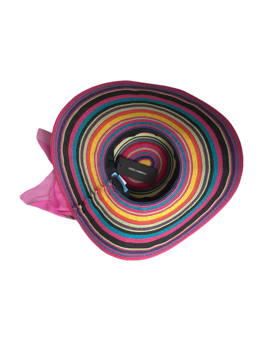 Dolce & Gabbana Multicolor Fantasy Wide Brim Floppy Hat - Zeiniez