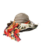 Dolce & Gabbana Multicolor Fantasy Wide Brim Floppy Hat - Zeiniez