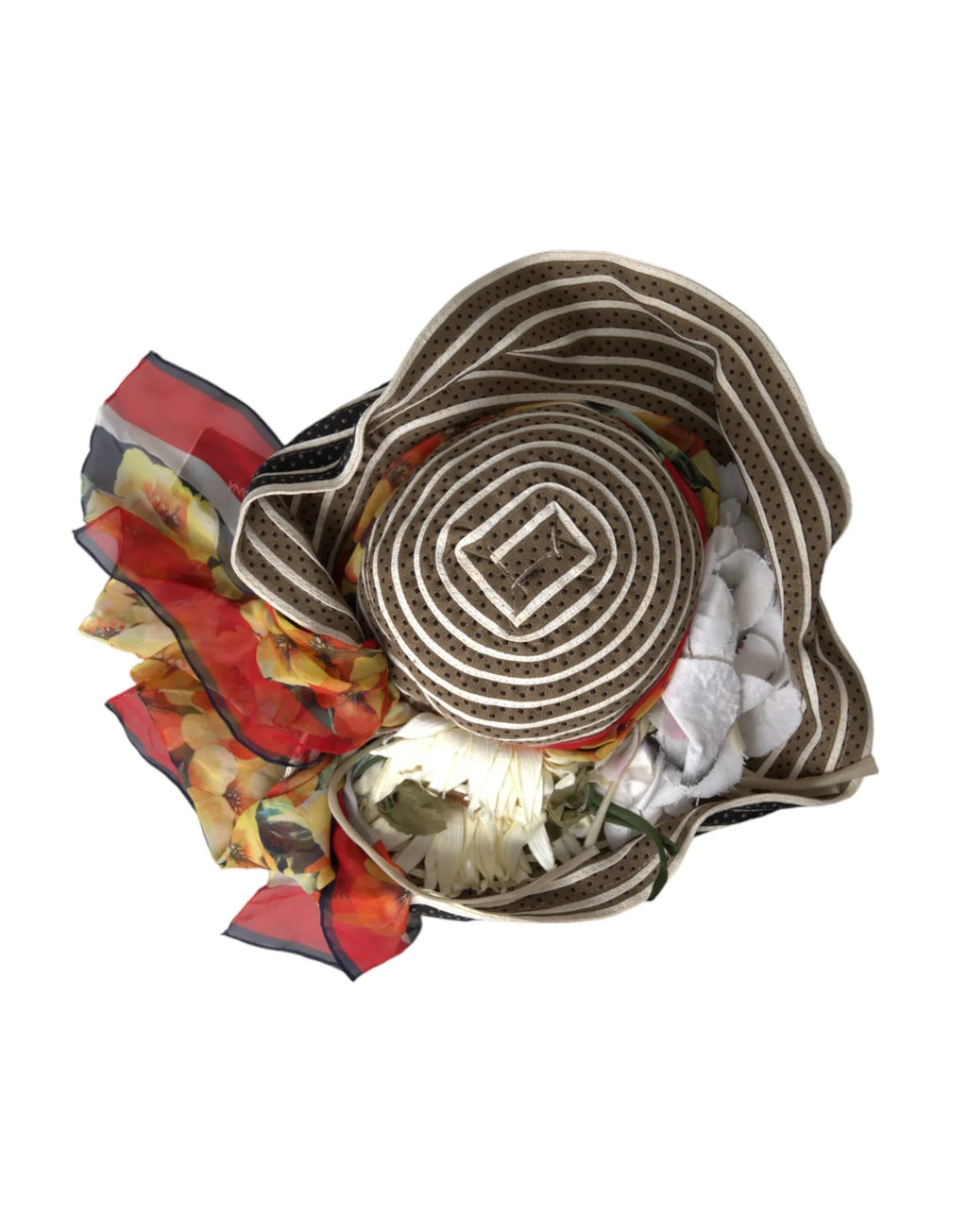 Dolce & Gabbana Multicolor Fantasy Wide Brim Floppy Hat - Zeiniez
