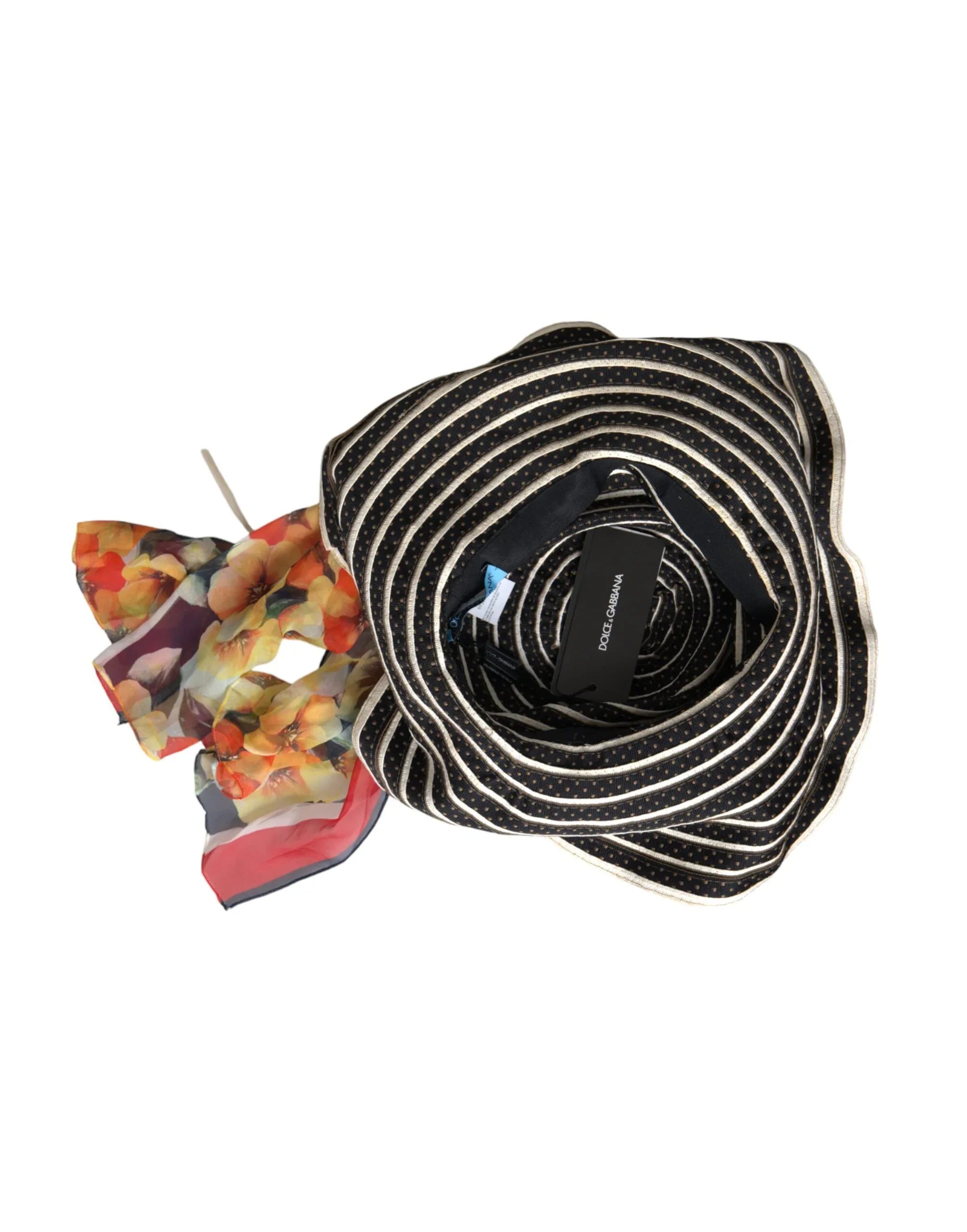 Dolce & Gabbana Multicolor Fantasy Wide Brim Floppy Hat - Zeiniez