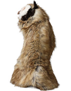 Dolce & Gabbana Brown Owl Faux Fur Whole Head Cap Hat - Zeiniez